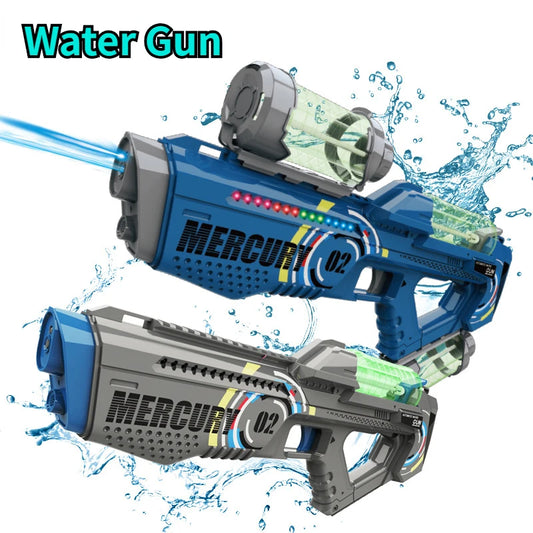 Elektrische Wasserpistole Spielzeug Vollautomatische Dauerfeuerung Leuchtende Wasserpistole Interaktives Wasserspritzen Kinderspielzeugpistolen