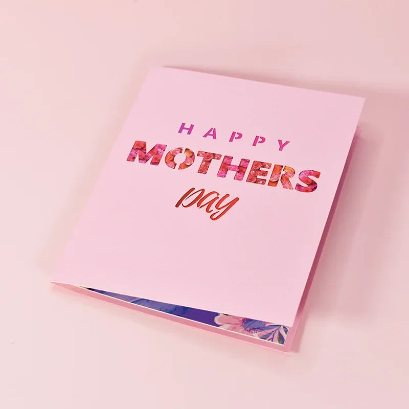 2024 3D-Blumenkarte für Muttertagskarten, 3D-Pop-Up-Geschenke, Blumenstrauß, Grußkarten, Blumen, Happy Mothers Day, Love Mom-Karte