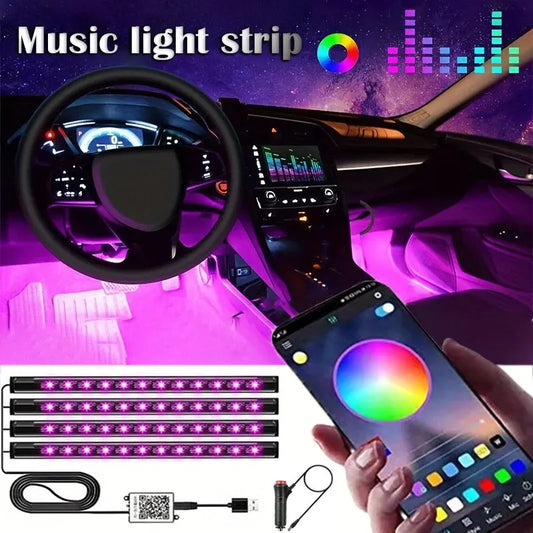 LED Auto Musik Licht Streifen / LED Car Music Light Strip
