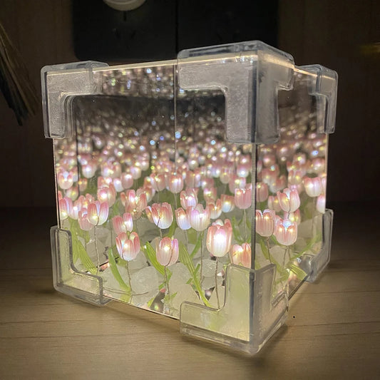 Dreidimensionales Blumen-Nachtlicht